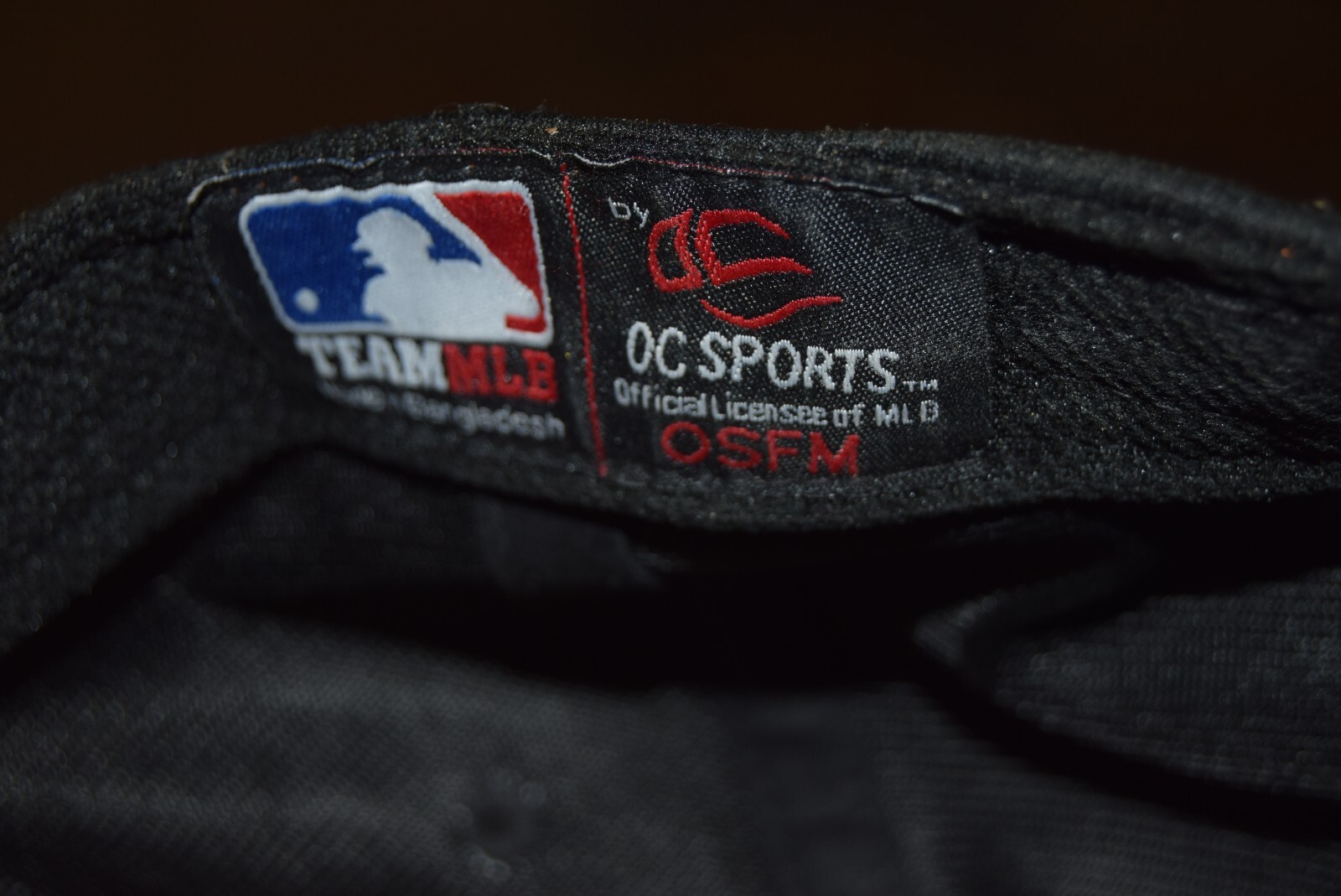 OC Sports MLB Cap Baltimore Oriole Mascot Made in Bangladesh