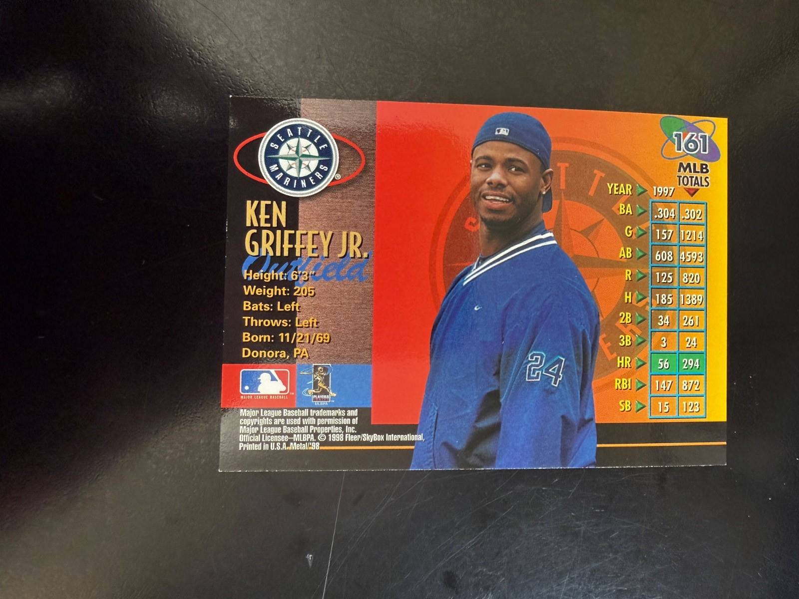 1998 Metal Universe – Ken Griffey Jr #161