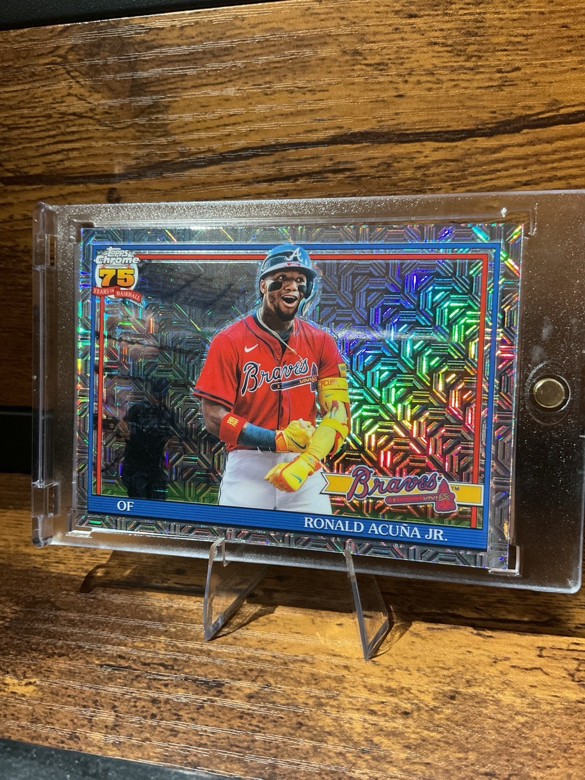 2026 Topps Series 1 Ronald Acuna Jr. Silver Pack Mojo Refractor Braves #91C-43