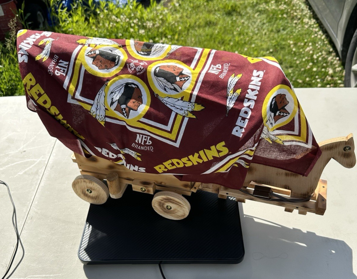 Washington Redskins/ Philly homemade horse/wagon