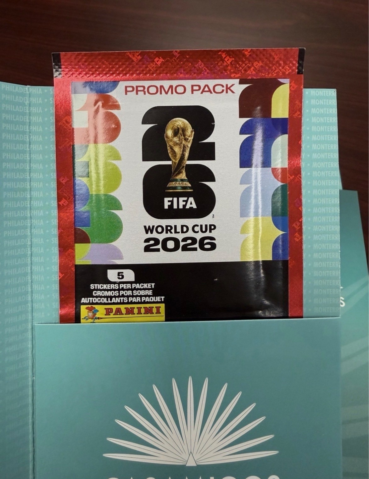 2026 Panini FIFA World Cup Sticker Promo Pack lot of 4