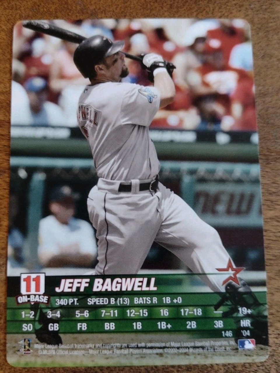 2004 MLB Showdown Jeff Bagwell Base Set #146
