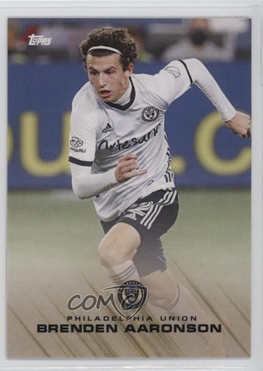 2020 Topps MLS Playoffs Brenden Aaronson #18 Rookie RC 2b6