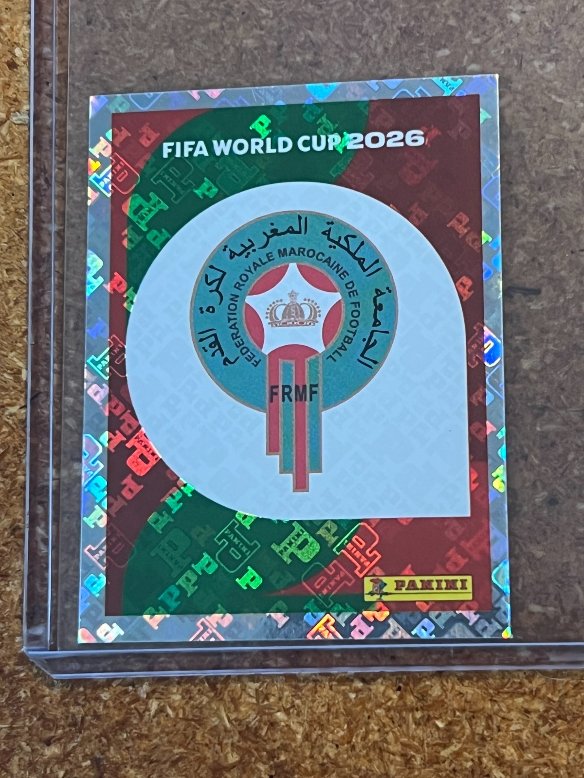 2026 Panini FIFA World Cup Soccer Sticker US Edition # MAR 1 Morocco Foil