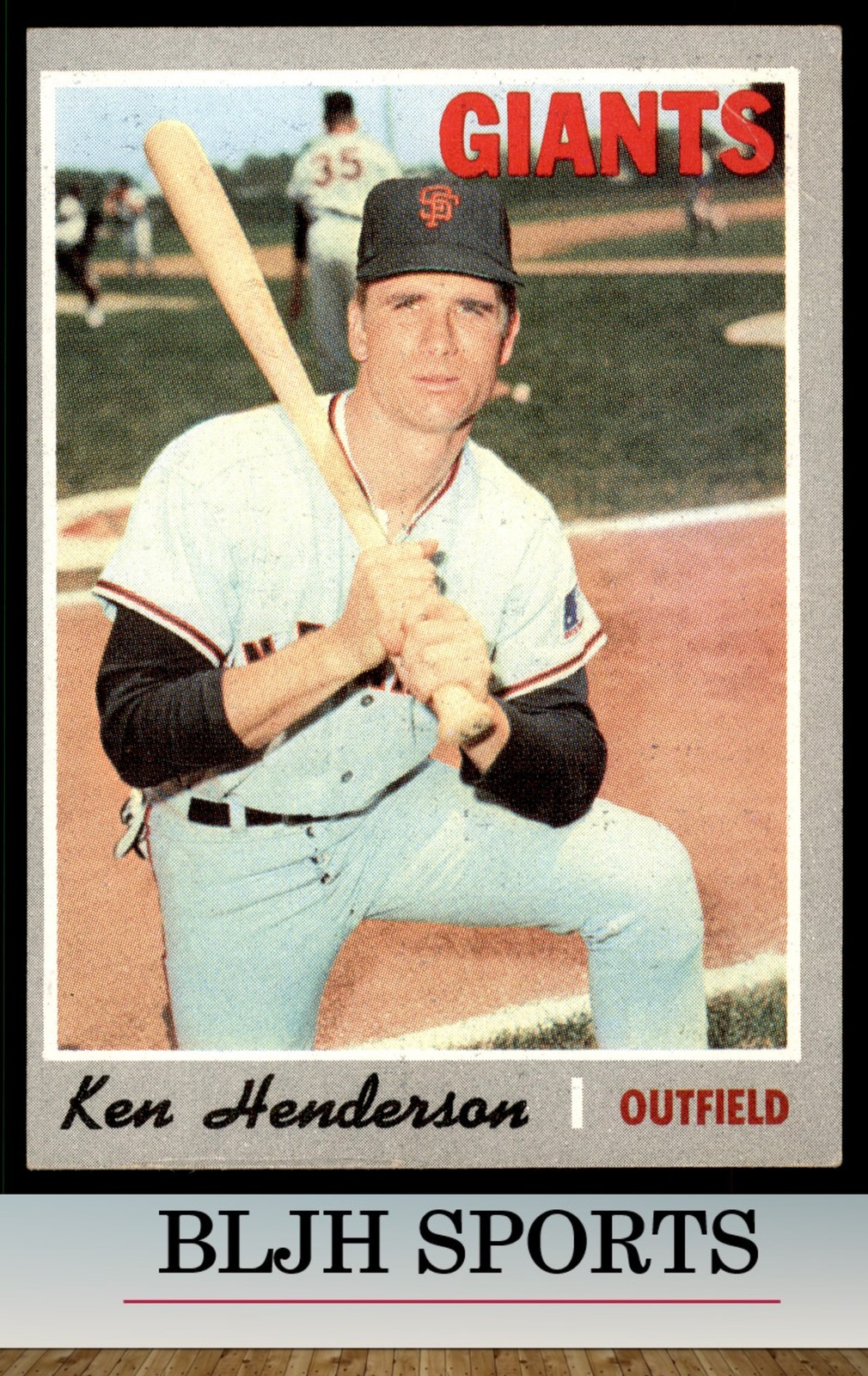1970 Topps #298 Ken Henderson San Francisco Giants (see pics)