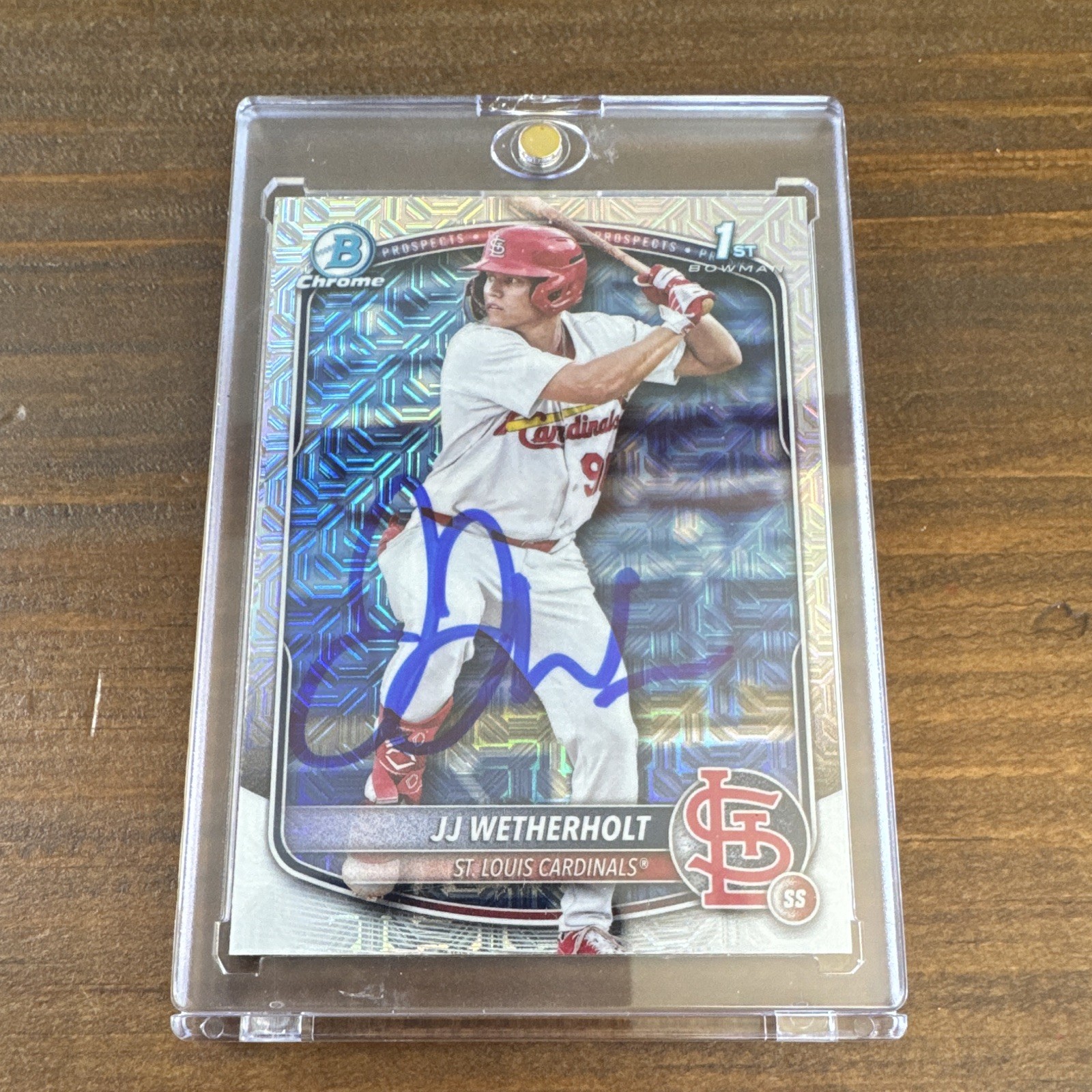 Topps 2024 Bowman Chrome Prospects 1st Bowman Autograph JJ Wetherholt BCP-22 🔥