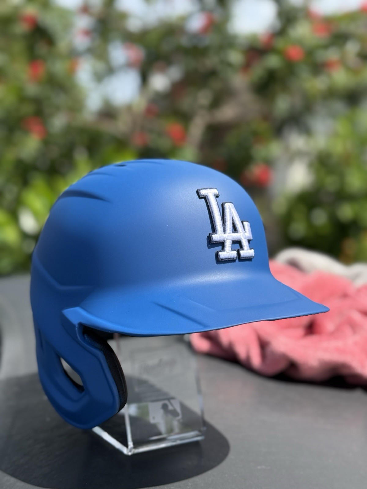 LOS ANGELES DODGERS OHTANI AUTHENTIC RAWLINGS MACH PRO CUSTOM BATTING HELMET