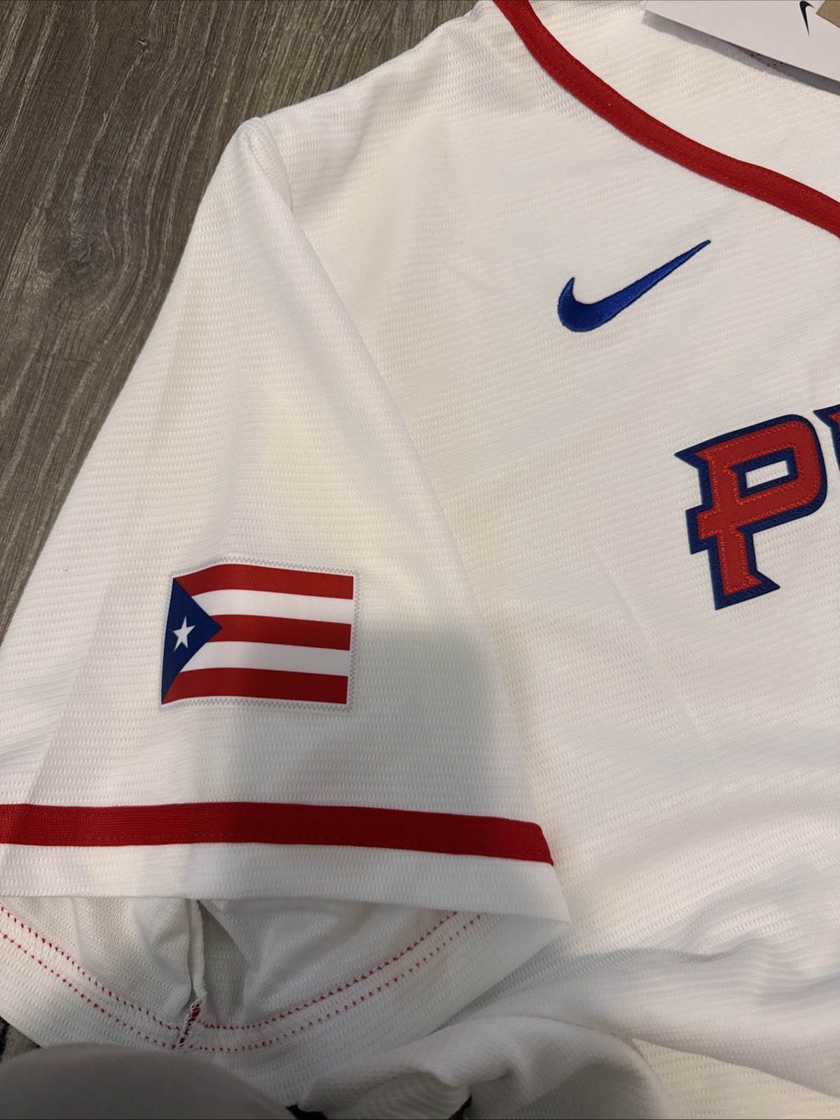 Nike Puerto Rico Baseball World Baseball Classic Jersey White Men’s Size 3XL