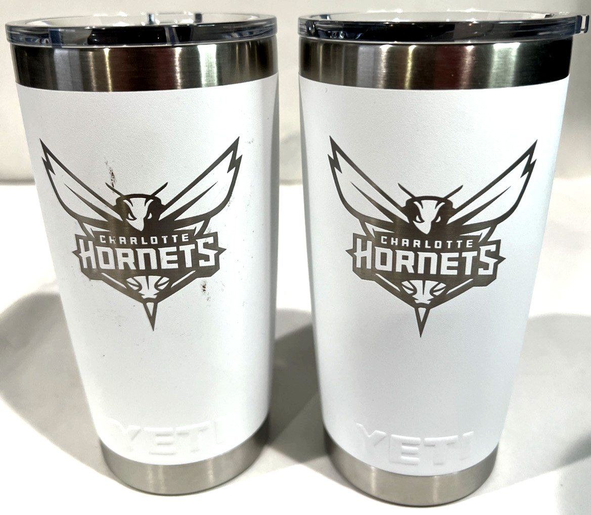 Charlotte Hornets Yeti Rambler 20oz MS White (2-Pack) (Minor Surface Scuffing)