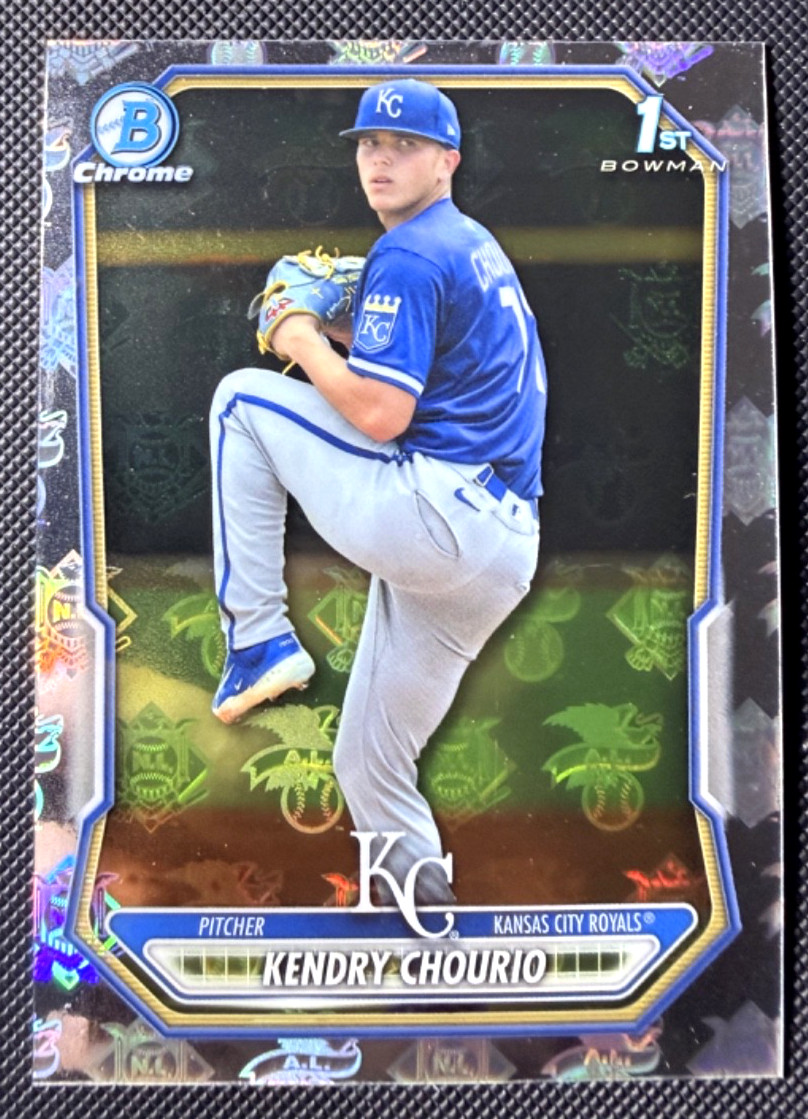 2026 Bowman Chrome Kendry Chourio 1st Bowman League Logofractor #BCP-7