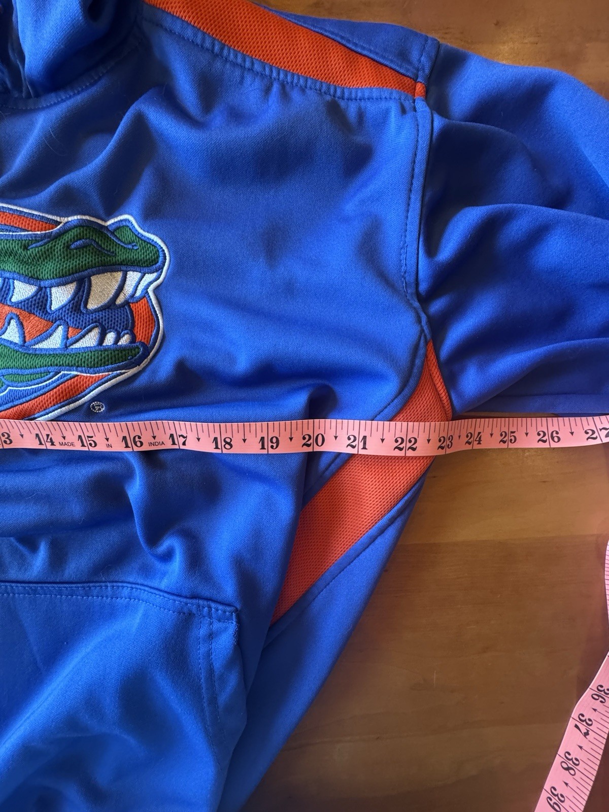 Pro Edge Florida Gators Blue Pullover Hoodie Men’s Sz XL Albert Alligator Logo
