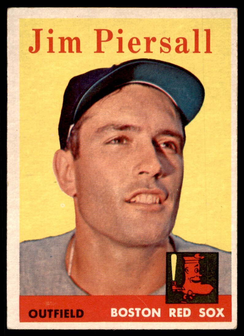 1958 Topps Jim Piersall Boston Red Sox #280