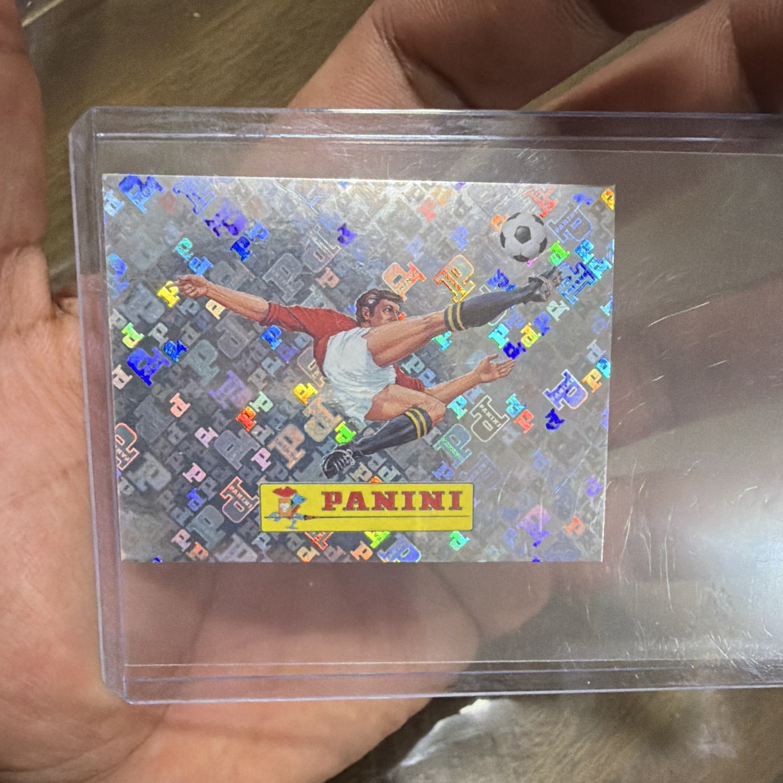 Panini Hologram Holographic Foil Soccer Sports Trading Sticker #00