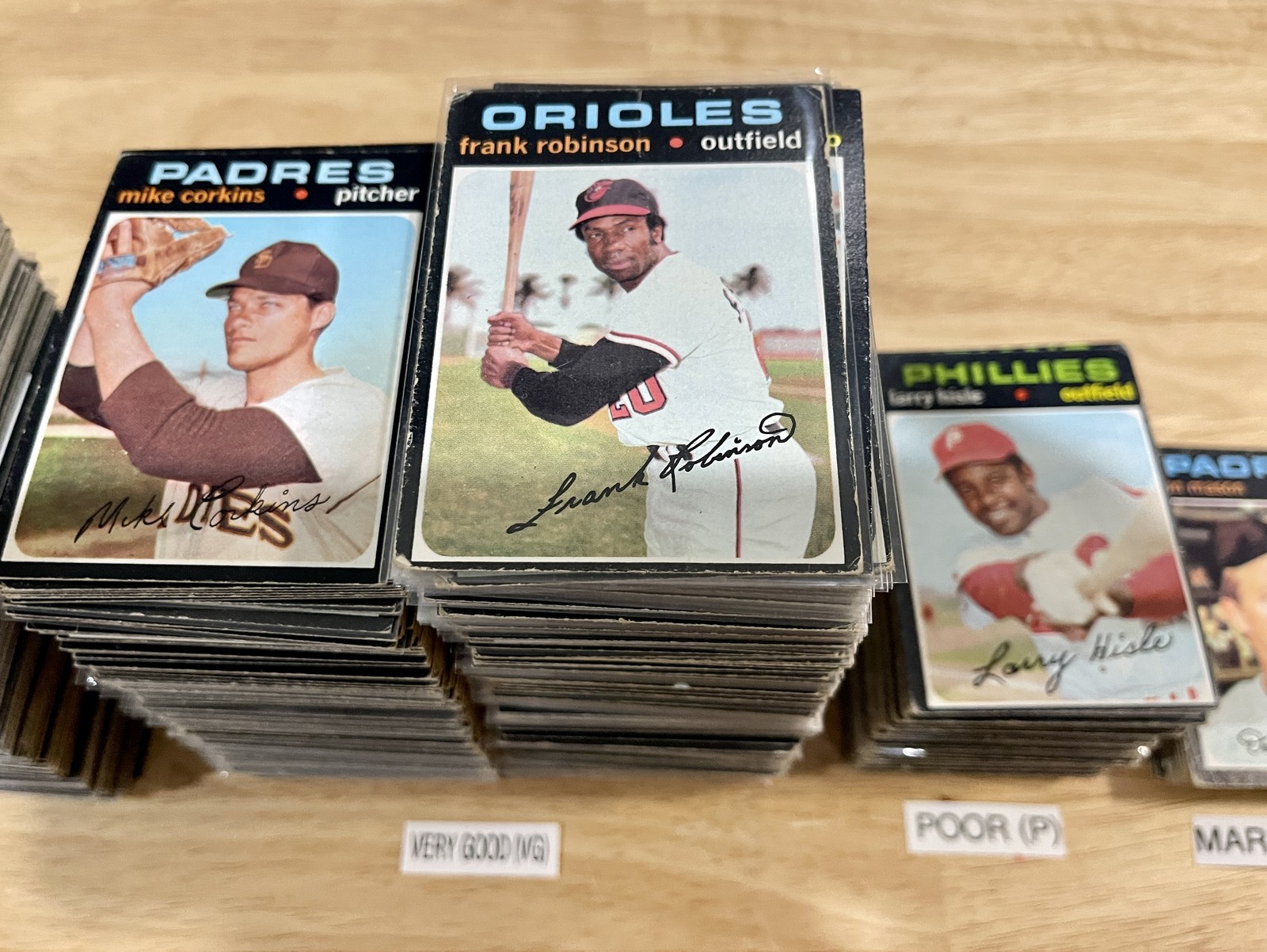 1971 Topps Baseball Cards 351-500 (P-NM) – You Pick – Complete Your Set