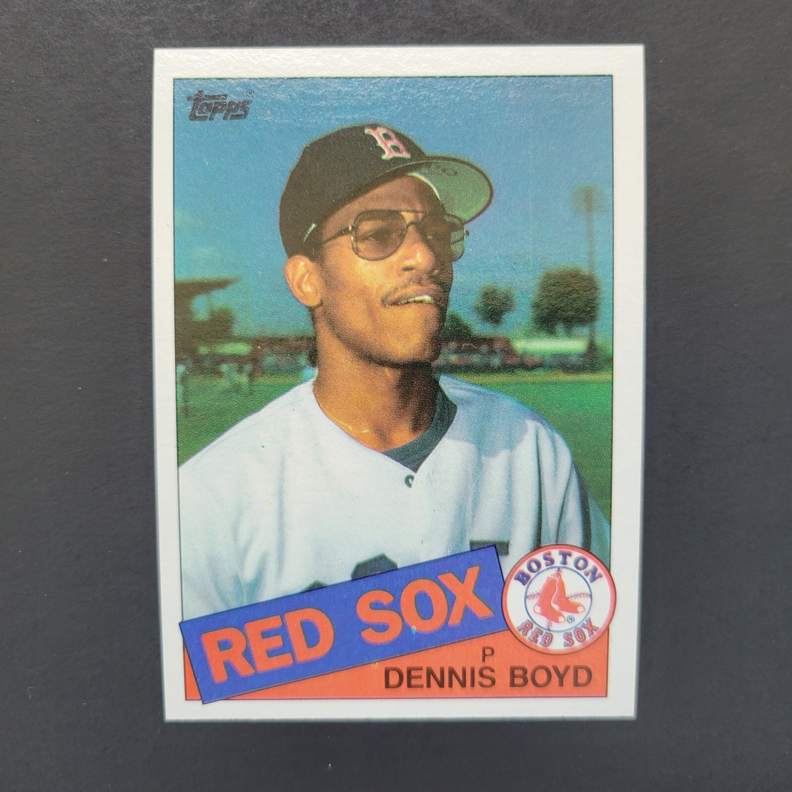 DENNIS “OIL CAN” BOYD ROOKIE CARD 1985 Topps #116 Red Sox Pitcher