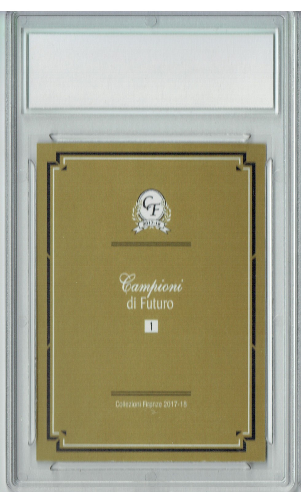 Kylian Mbappe 2017 Campioni Futuro #1 Gold Foil 1 of 999 Rookie Card PGI 10