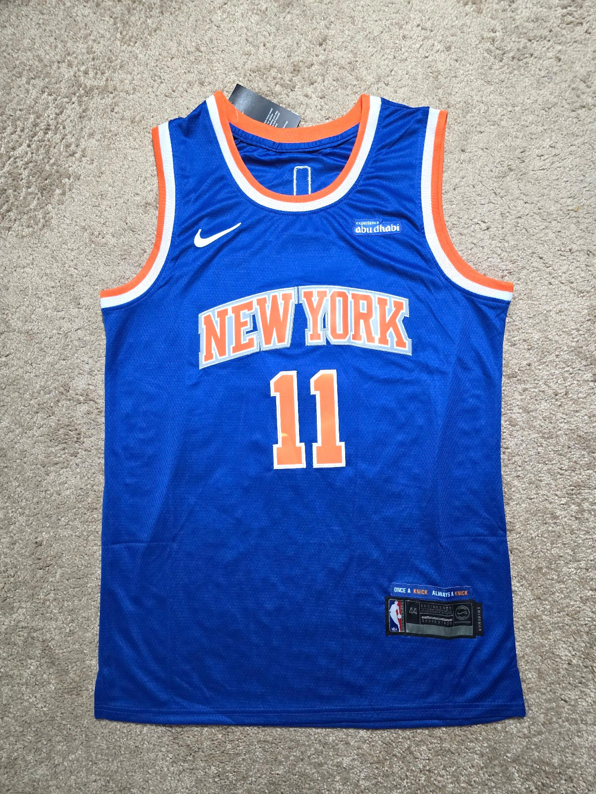 Jalen Brunson #11 NY Blue Knicks Men’s Stitched Jerseys (S-2XL)