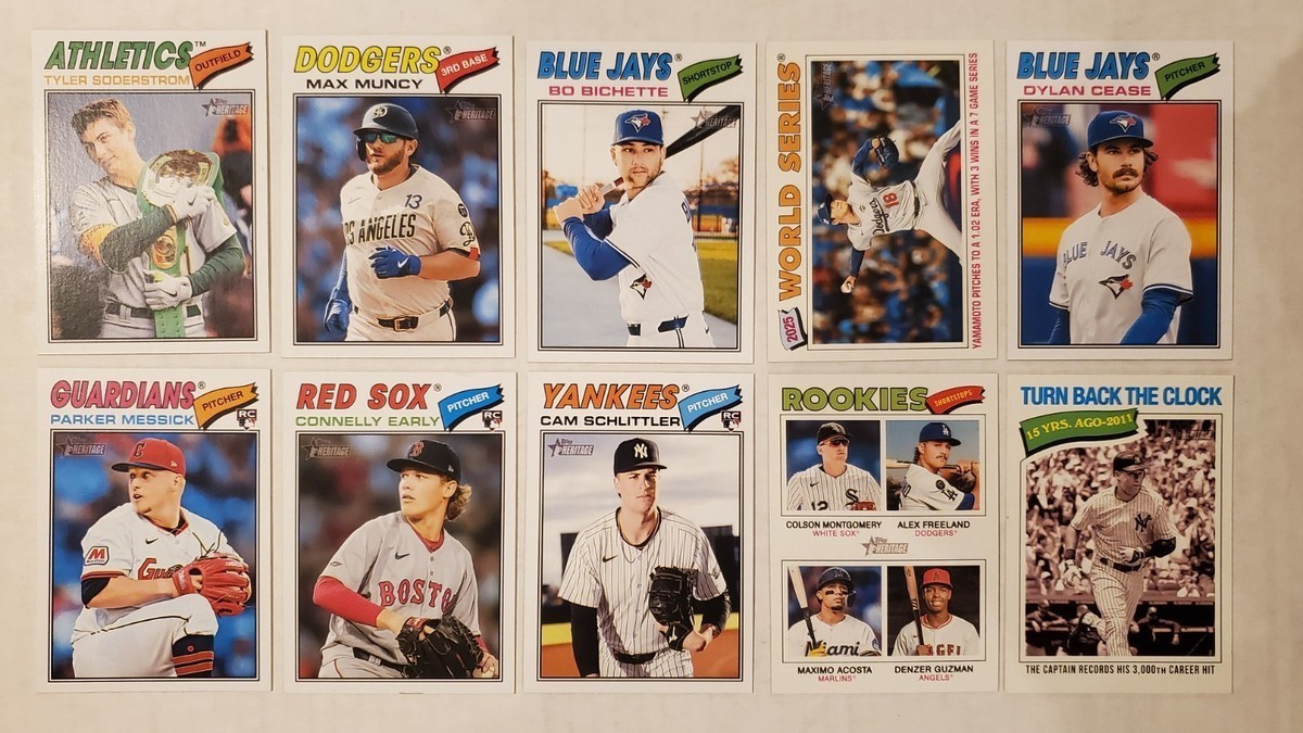 2026 Topps Heritage SP #1-400 – PICK ANY SHORT PRINT (SPs) & Pick your Card SP