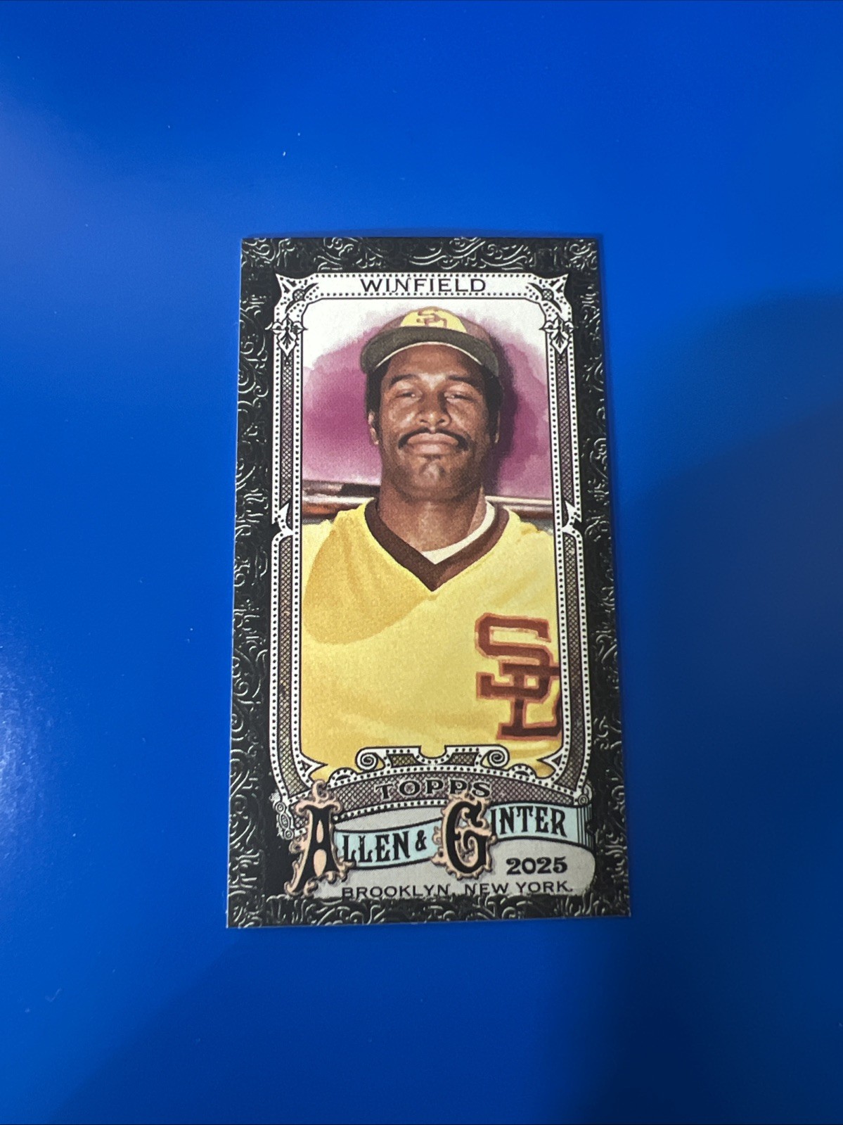 2025 Topps Allen & Ginter Dave Winfield Mini Black Border #151