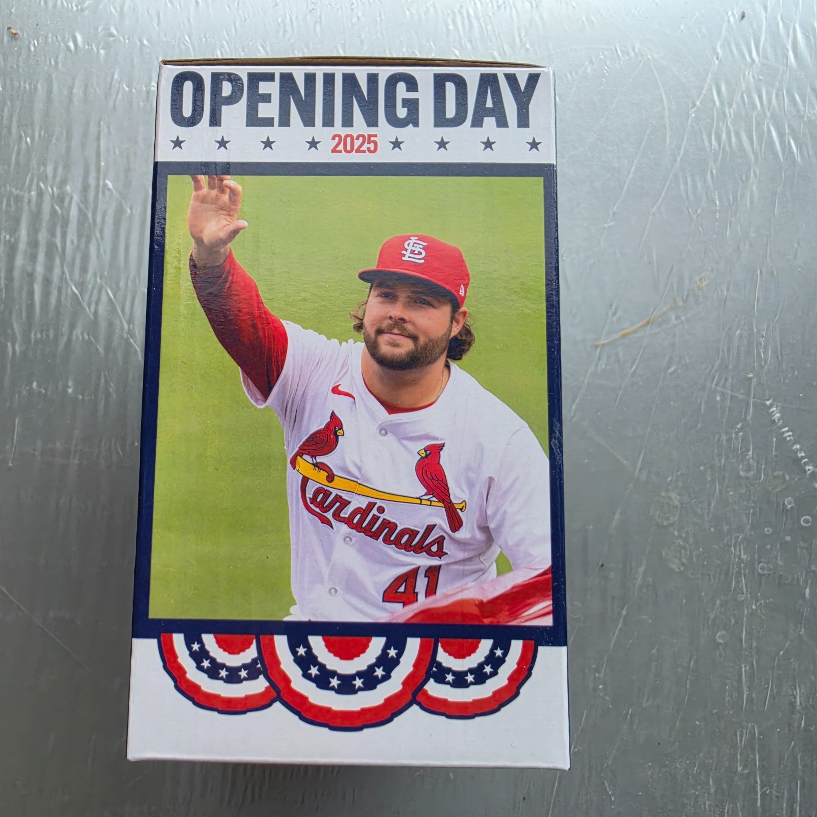 2025 Alec Burleson St. Louis Cardinals Opening Day SGA Bobblehead NIB