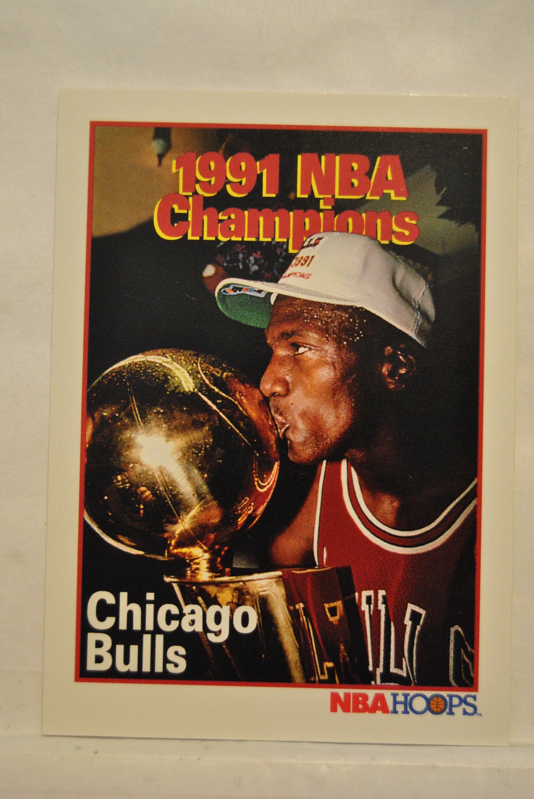1991-92 NBA Hoops – NBA Champions Michael Jordan #543
