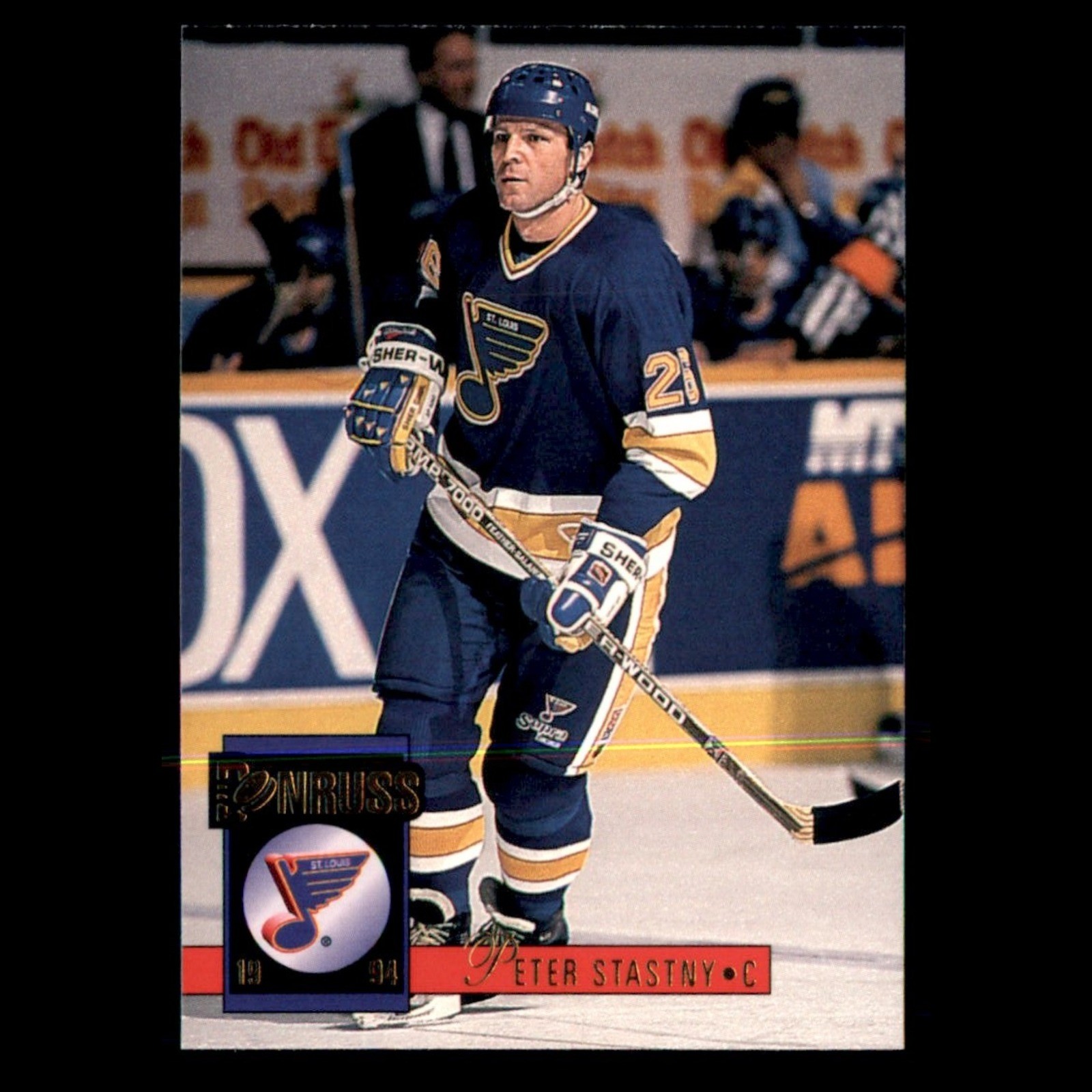 Peter Stastny #487 1993-94 Donruss St. Louis Blues Hockey Card NHL