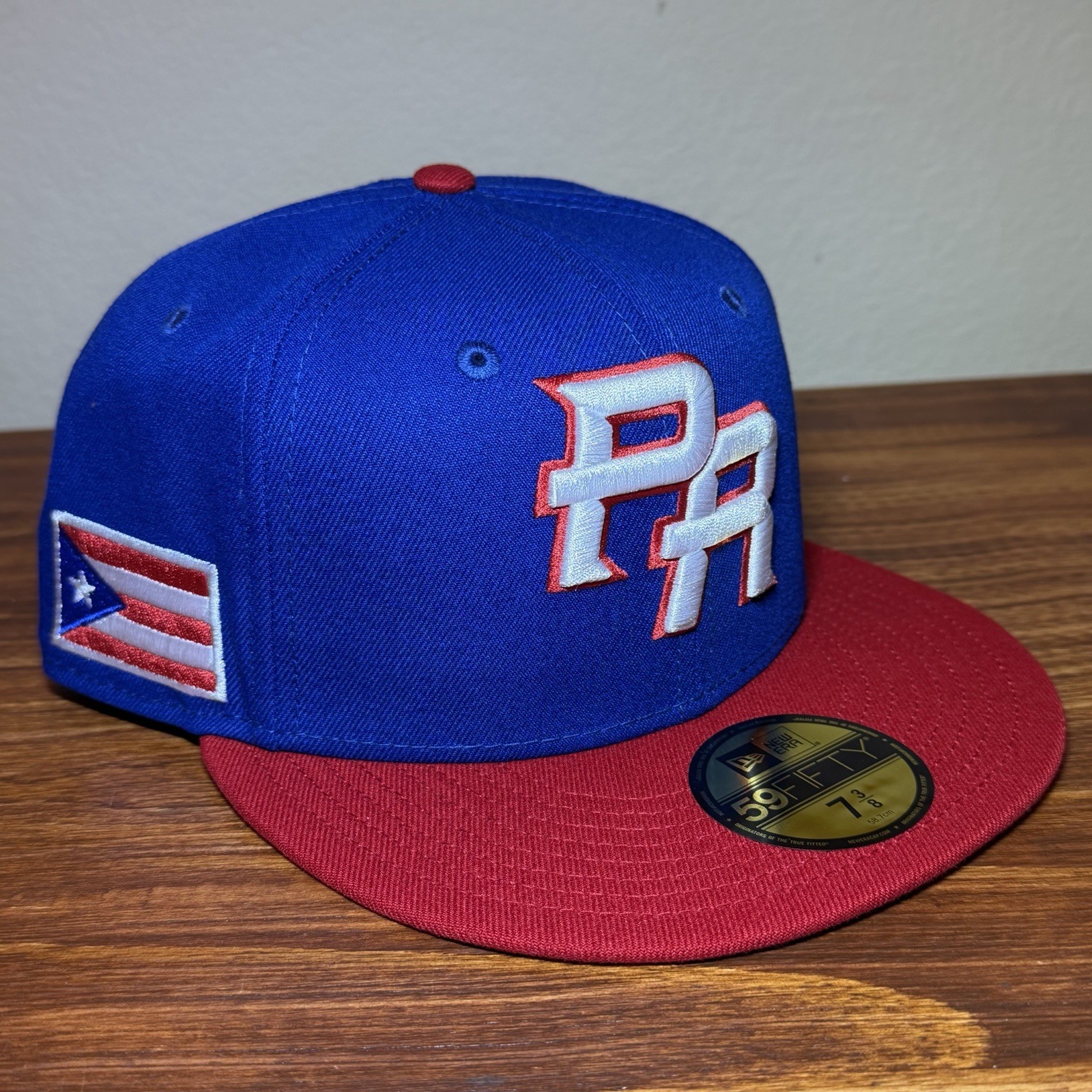 New Era Puerto Rico 2026 World Baseball Classic Fitted Hat Size 7 3/8 NEW