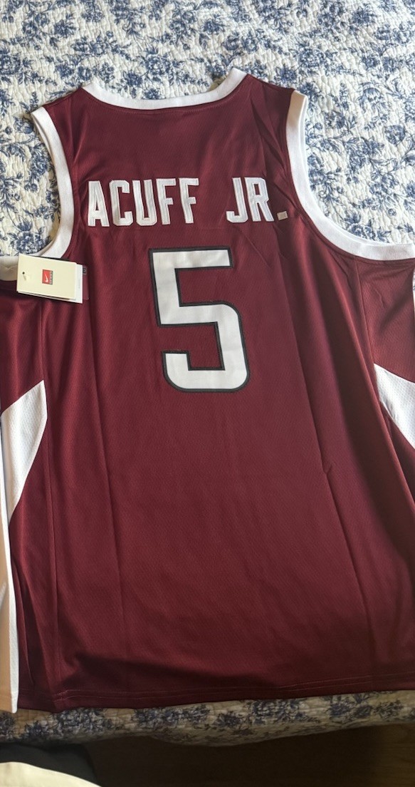 Darius Acuff Jr. Arkansas Razorbacks Jersey Men’s L Nike