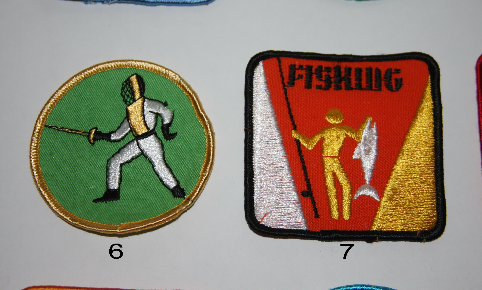 Vintage Sports Sew-On Embroidered Patches (sold separately)