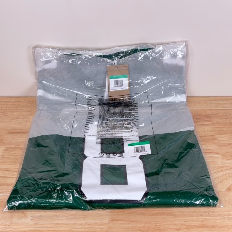 NWT Aaron Rodgers #8 L, XL, 2XL, 3XL New York Jets Nike Game Jersey Gotham Green