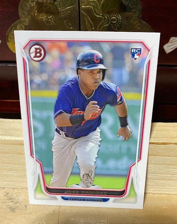 Jose Ramirez Rookie Card Bowman 2014 #176