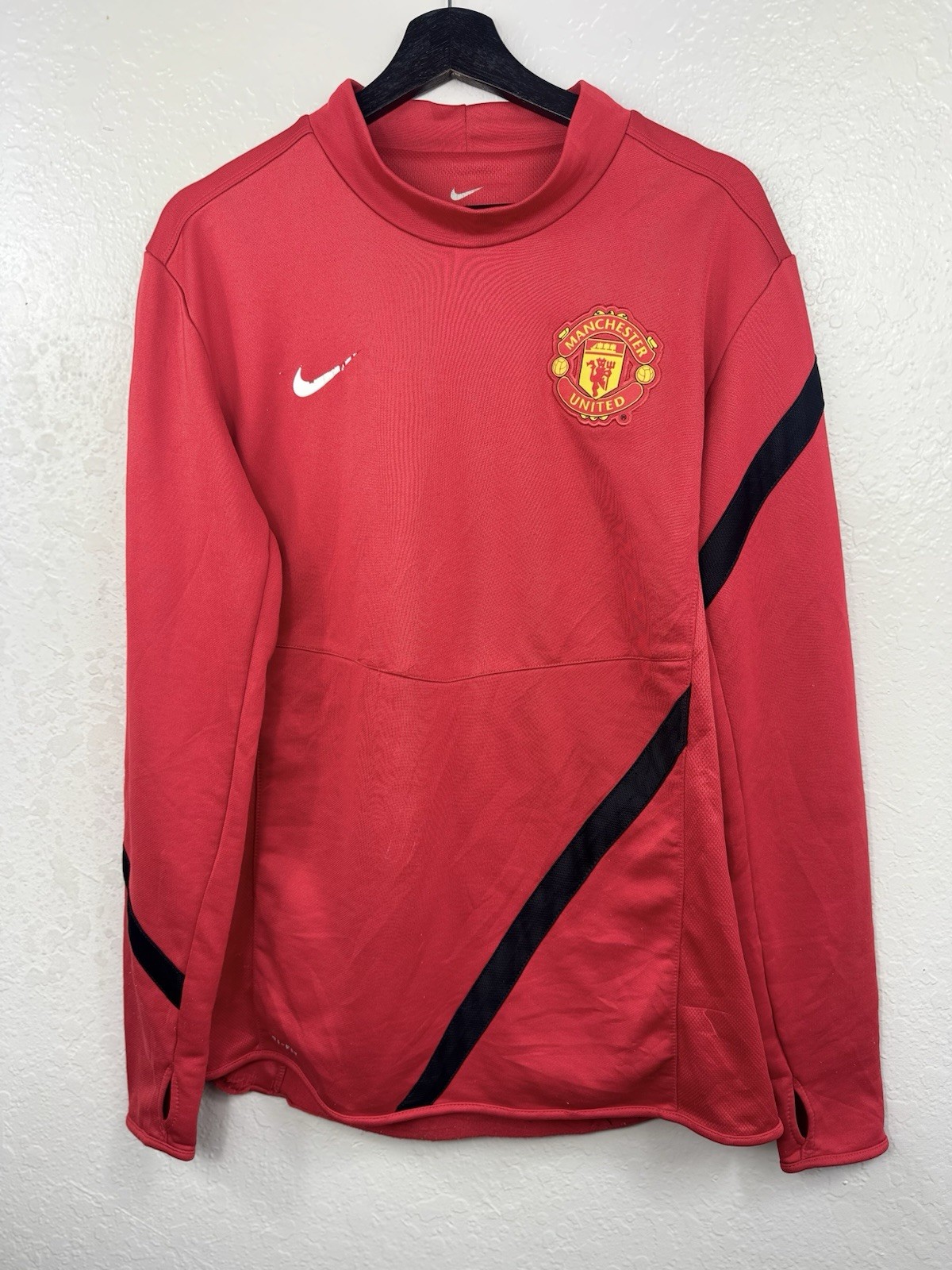 MANCHESTER UNITED 2011-2012 FOOTBALL SOCCER SHIRT TRAINING NIKE ORIGINAL SZ M