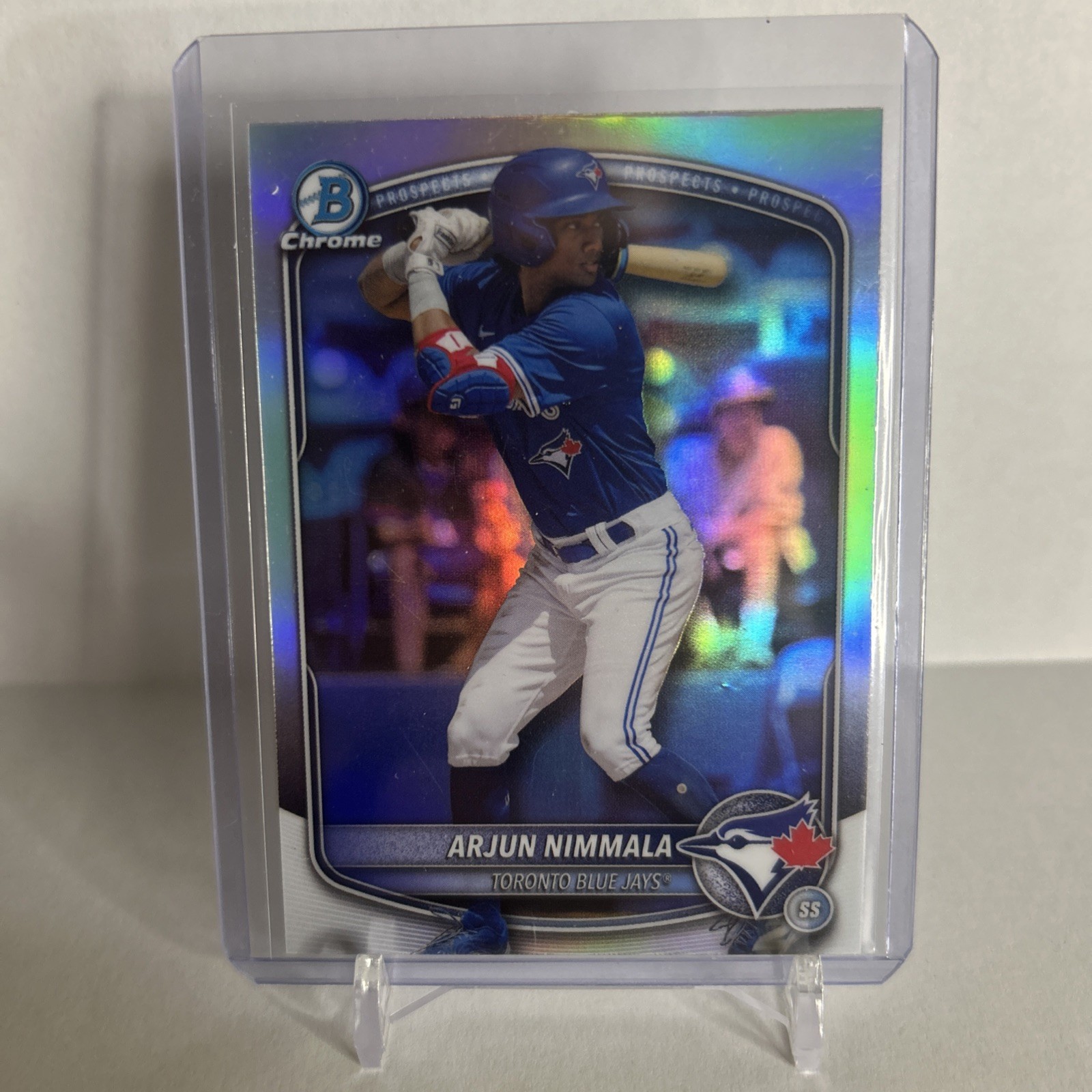 2025 Bowman Draft – Chrome Arjun Nimmala #BDC-35 Refractor (RC)