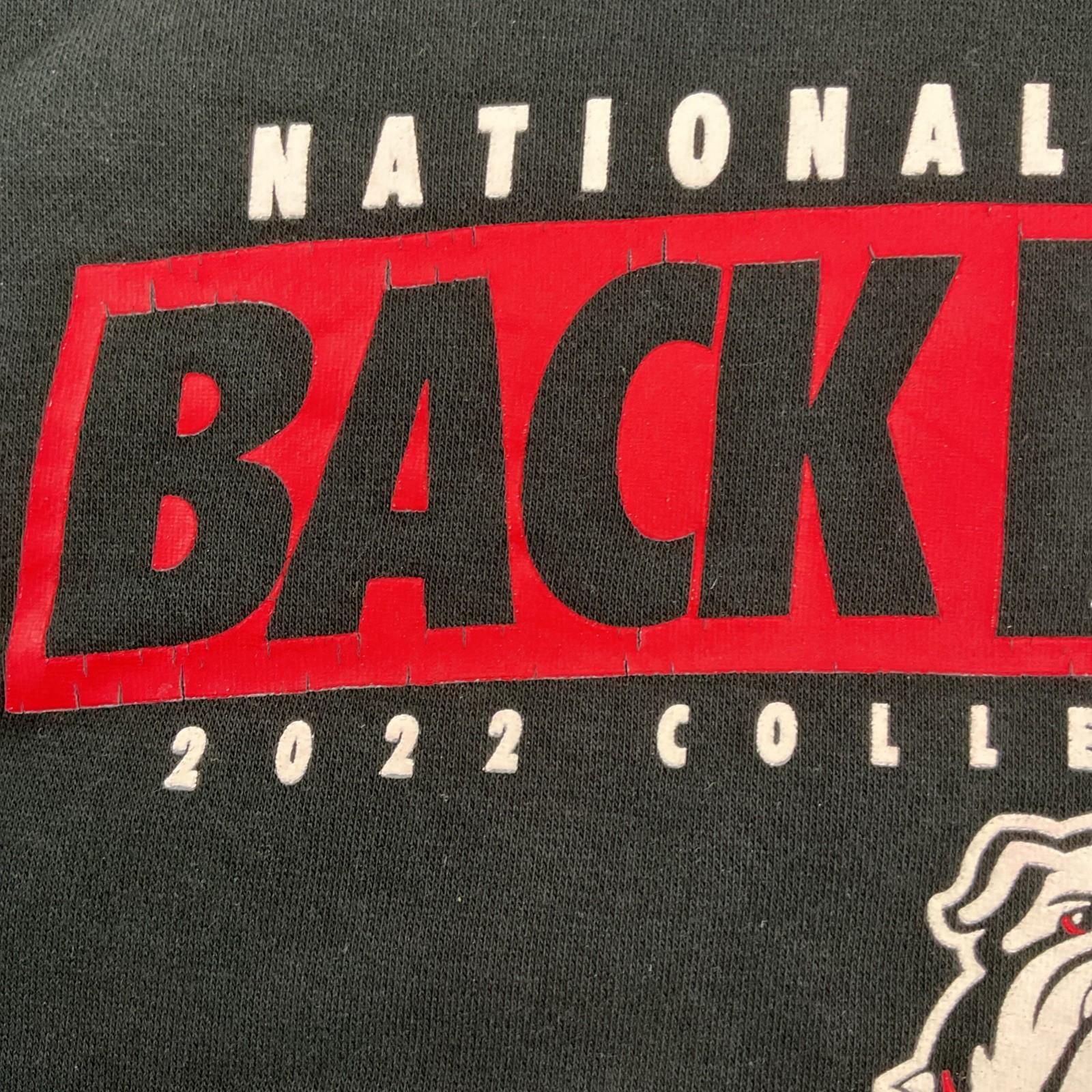 Georgia Bulldogs Hoodie Mens Large Nike National Champions Back To Back 2022