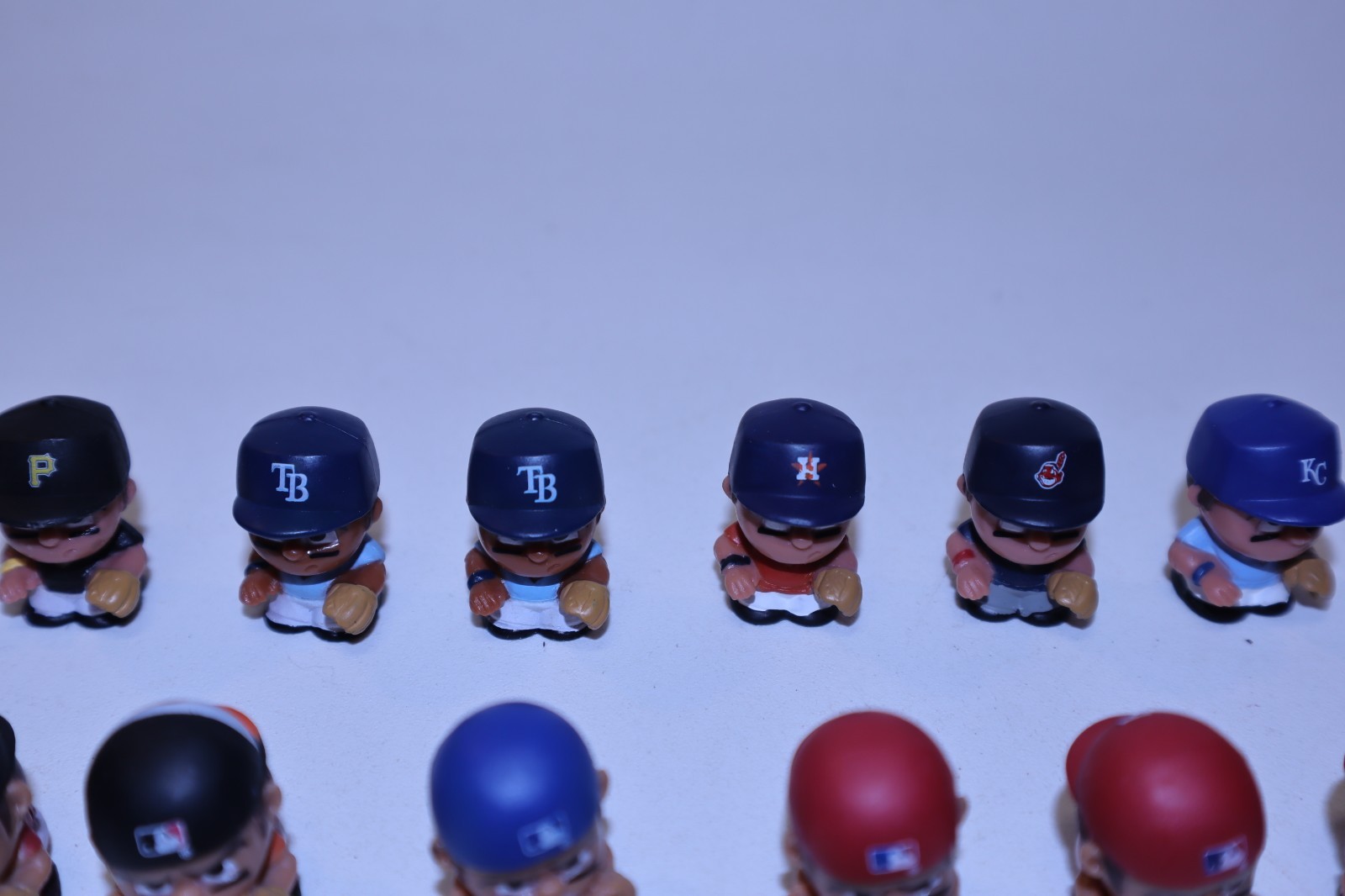 Lot of MLB TeenyMates PVC 1″ Figures Series 1-4 with 9 Rares Checklists Puzzles