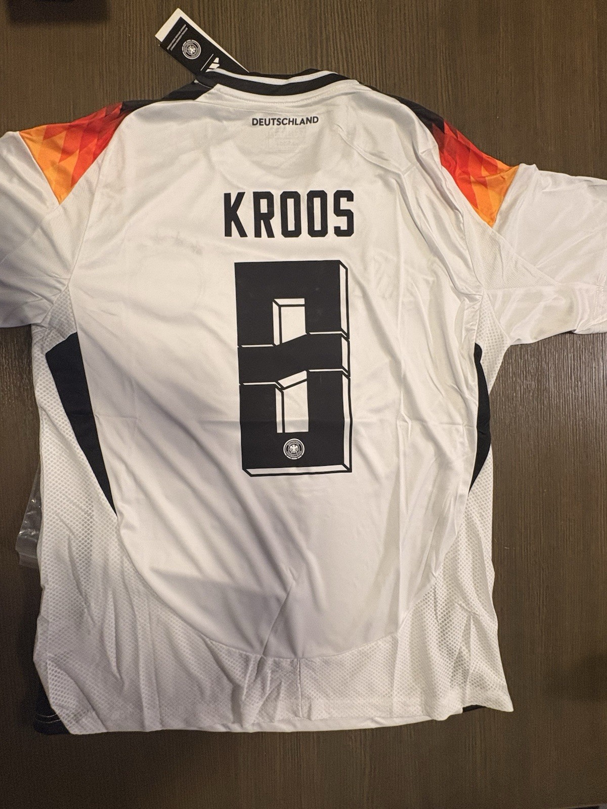 Toni Kross Germany Soccer Team Jersey #8 Adidas UEFA Foundation