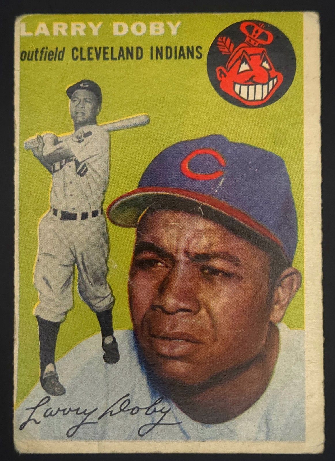 1954 Topps – Larry Doby #70 Cleveland Indians (Crease)