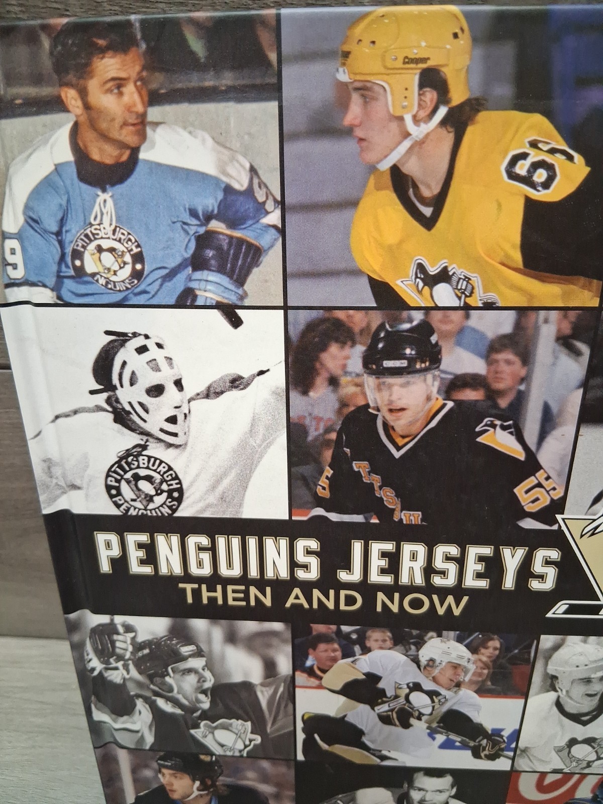 Skybox Press Pittsburgh Penguins Jerseys Then & Now Hardcover Book +letter