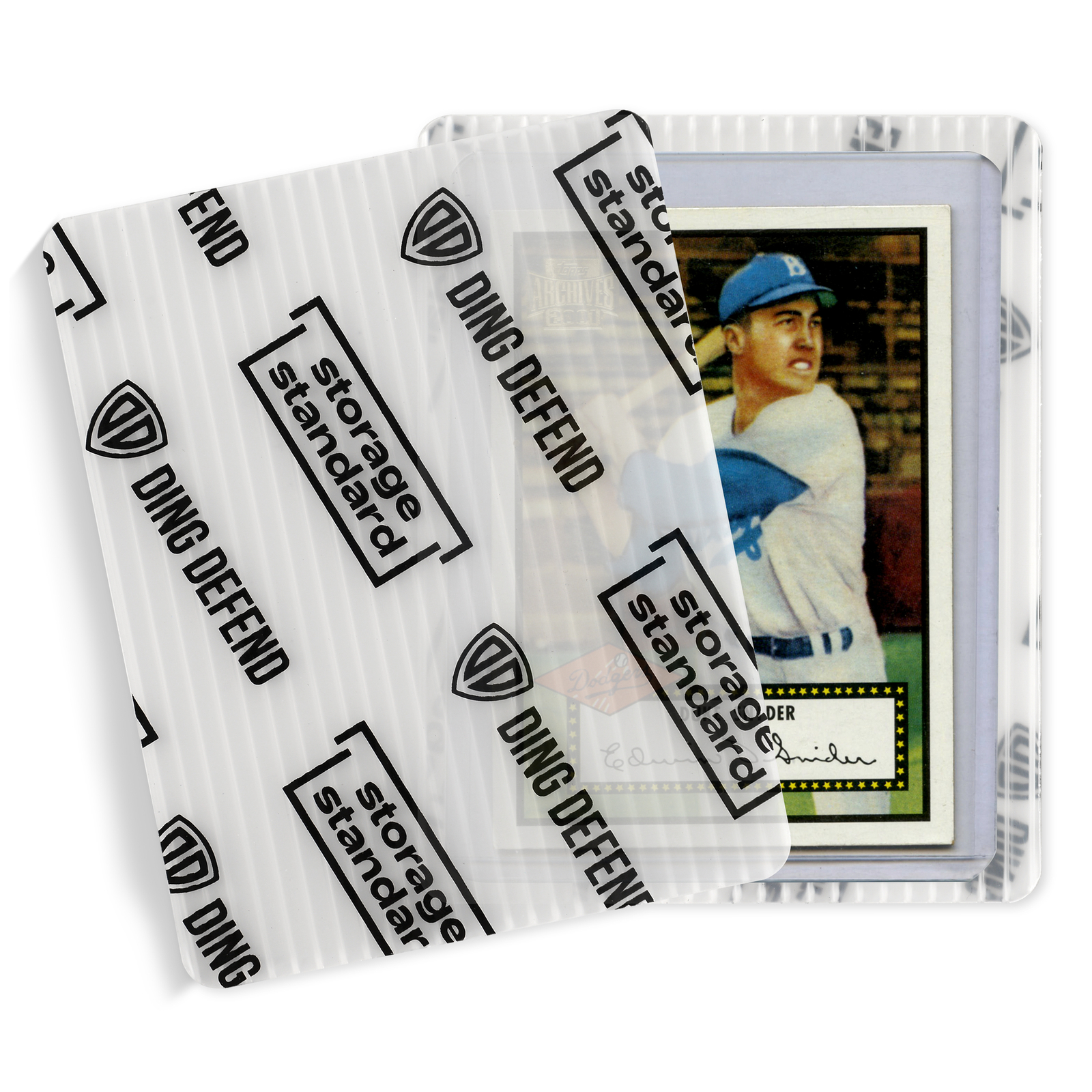 Trading Card Shipping Protectors 110 Pack 3.5” x 4.5” Flats for Card Breakers