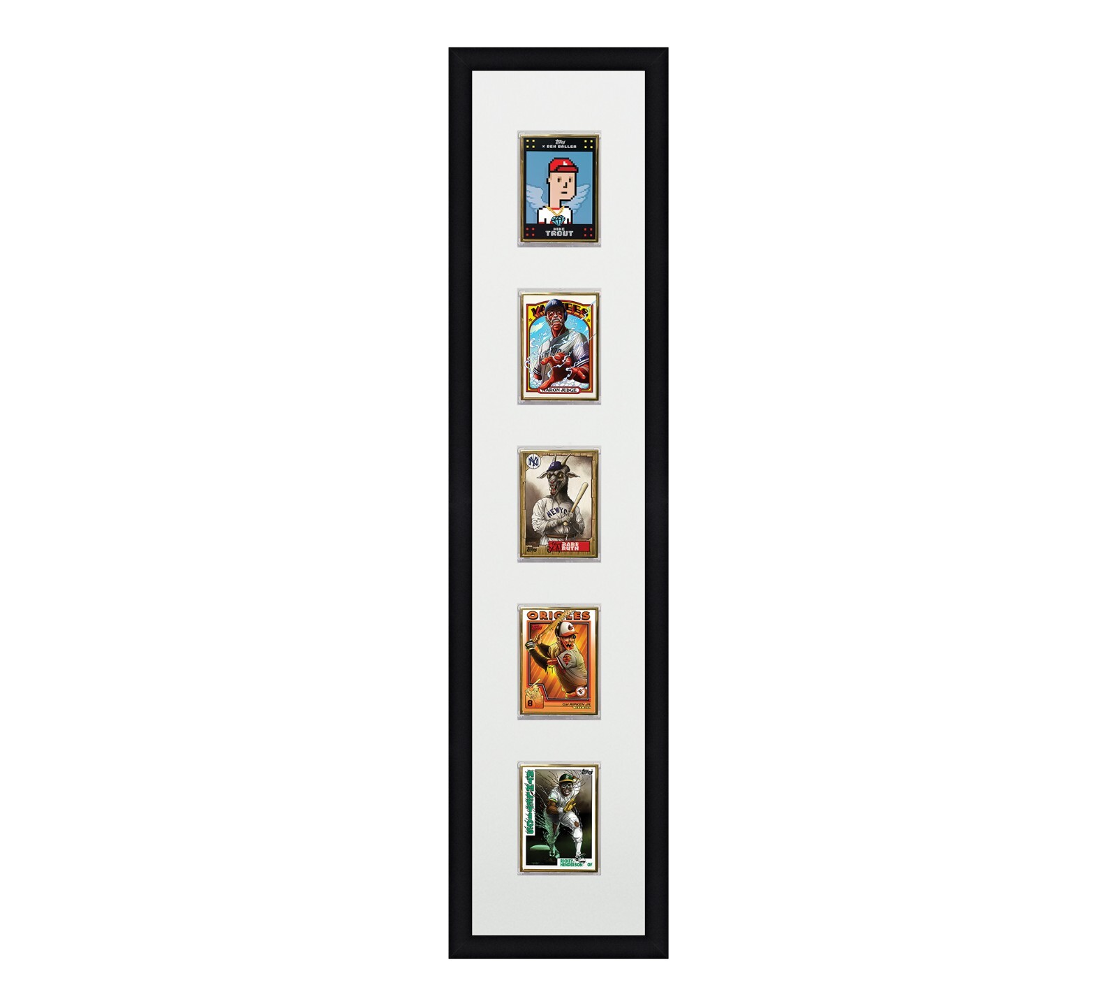 Card Frame For Magnetic Holders Holds (5) Ultra Pro 1 One Touch/BCW +UV Option