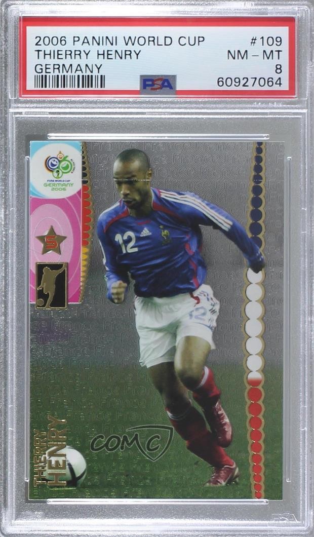 2006 Panini FIFA World Cup Germany Thierry Henry #109 0kf0