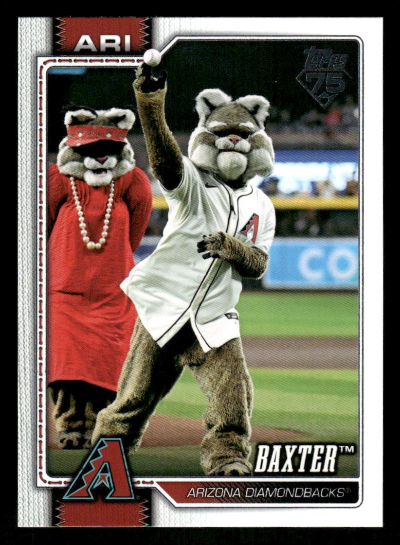 2026 Topps #M-1 Baxter Mascots INSERT RANGERS