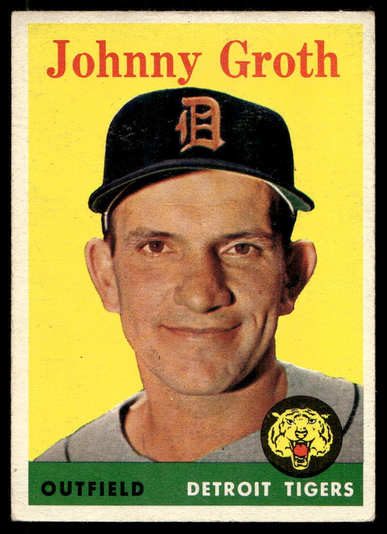 1958 Topps #262 Johnny Groth Detroit Tigers EX-EXMINT