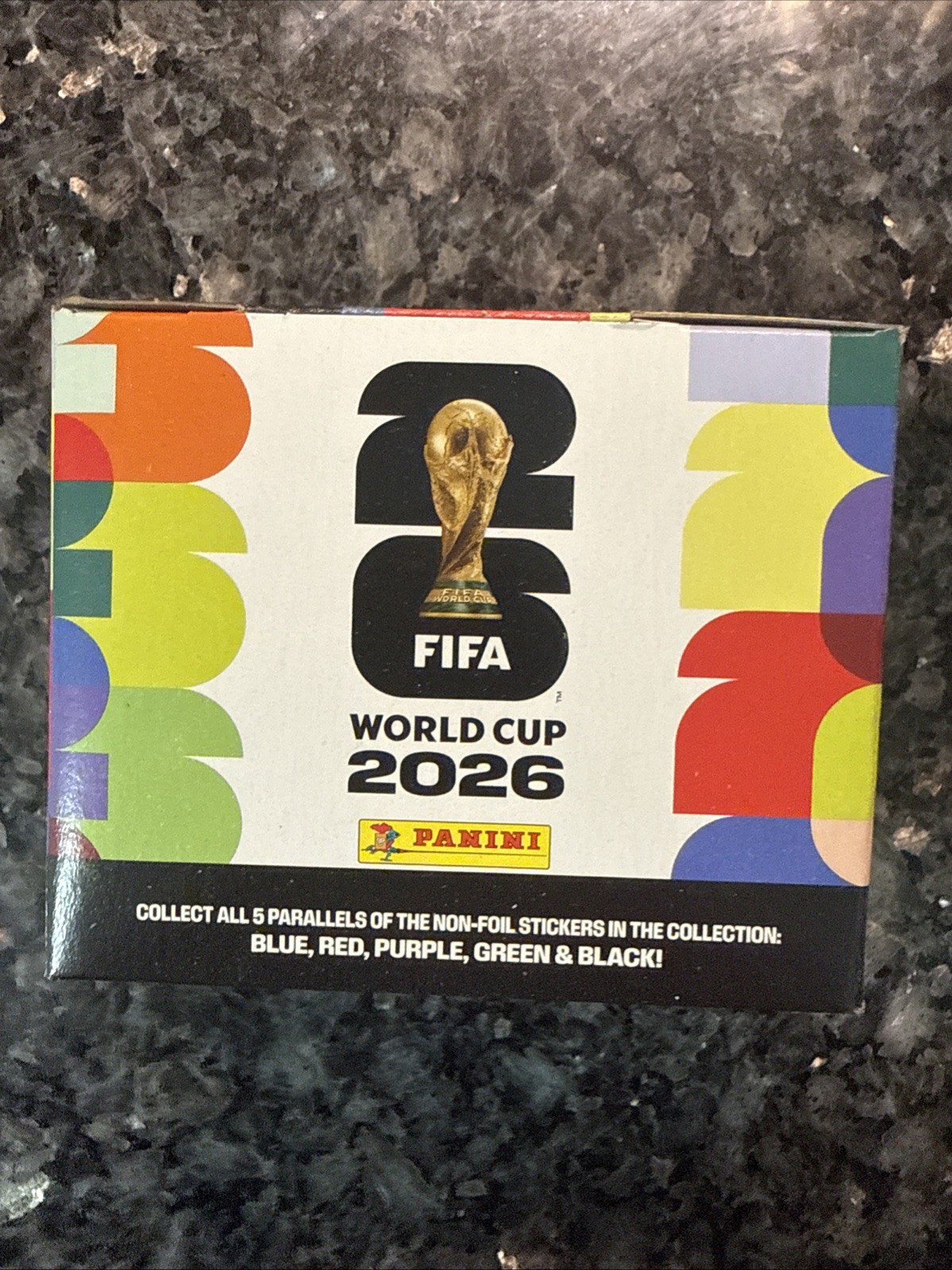 2026 Panini FIFA World Cup Soccer 25-Pack Sticker Box – U.S. Version