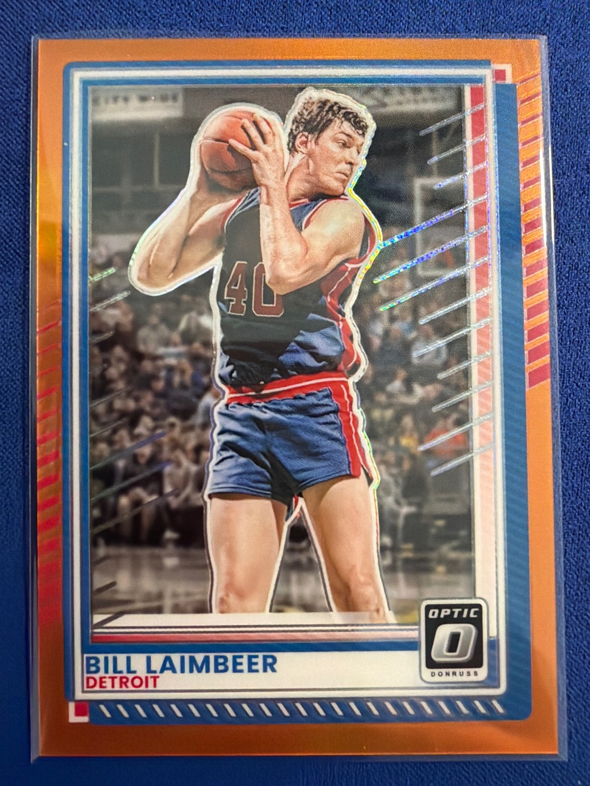 2025-26 Donruss Bill Laimbeer Optic Orange #/175 #131 Detroit Pistons