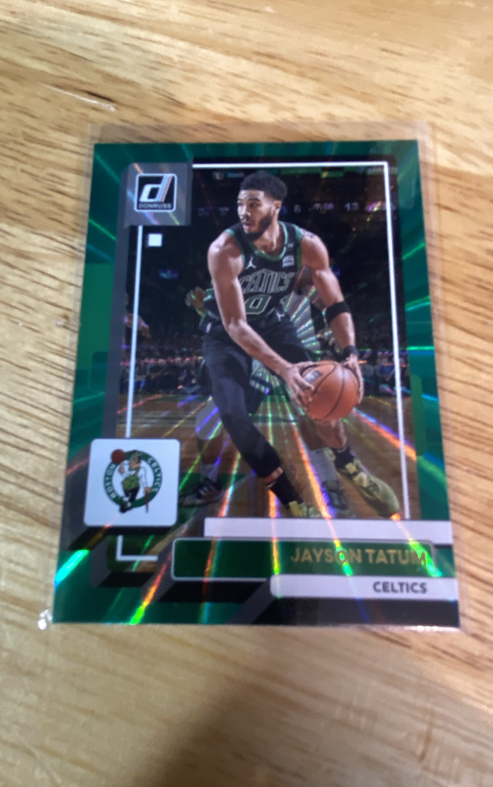 2022-23 Panini Donruss – Jayson Tatum #1 Holo Green Laser