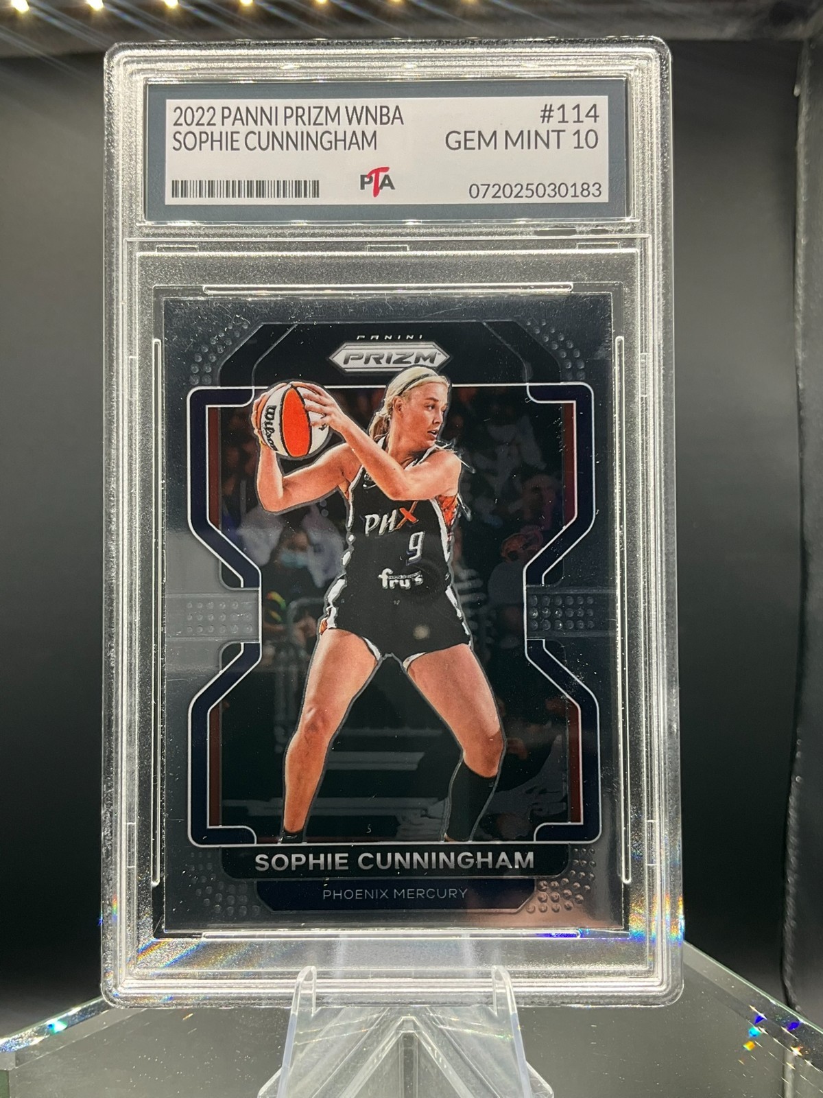 2022 Panini Prizm WNBA #114 Sophie Cunningham 2nd Year GRADED GEM MINT PTA 10🔥