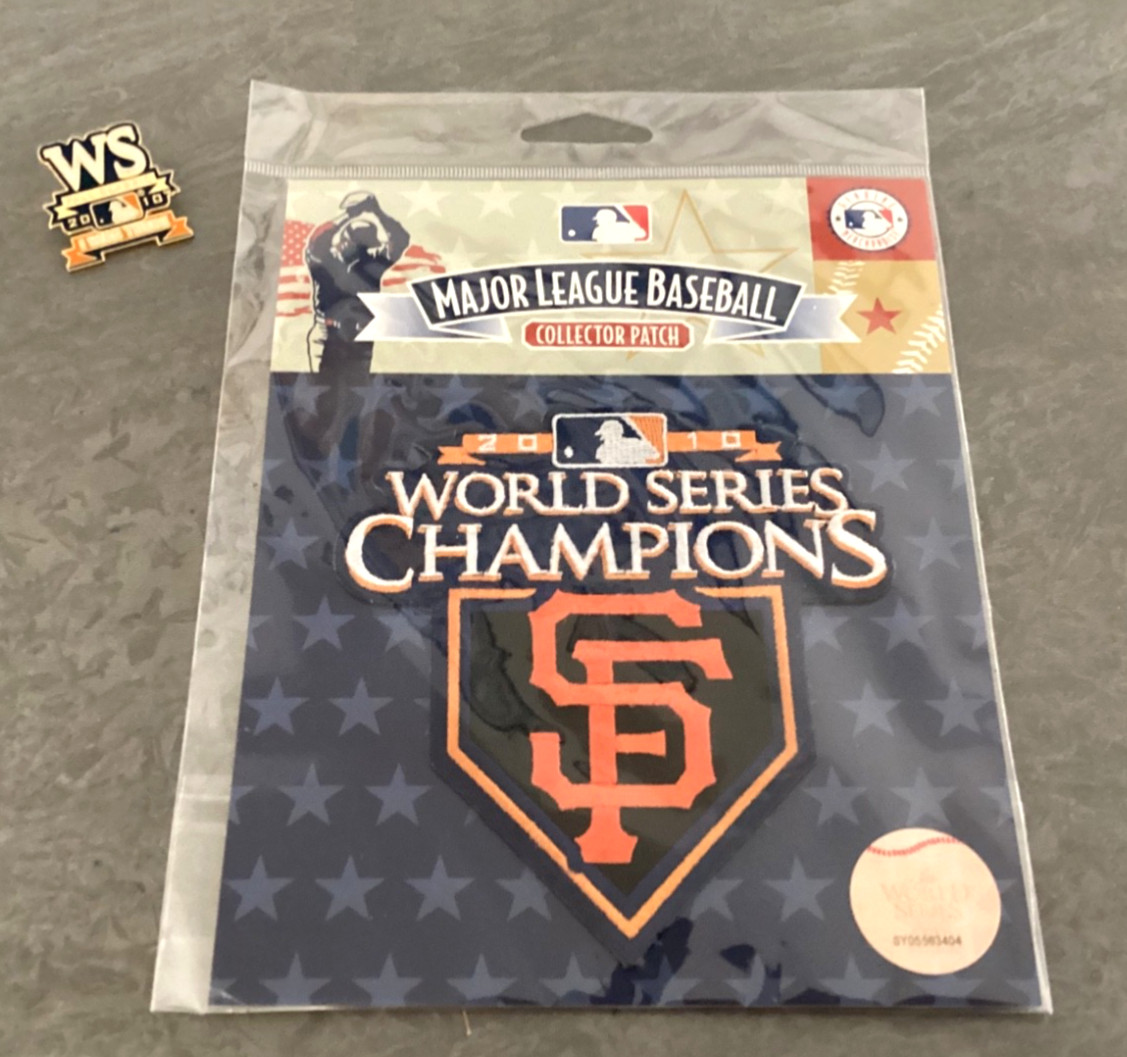 2010 MLB World Series Champions San Francisco Giants Collector Patch & Pin