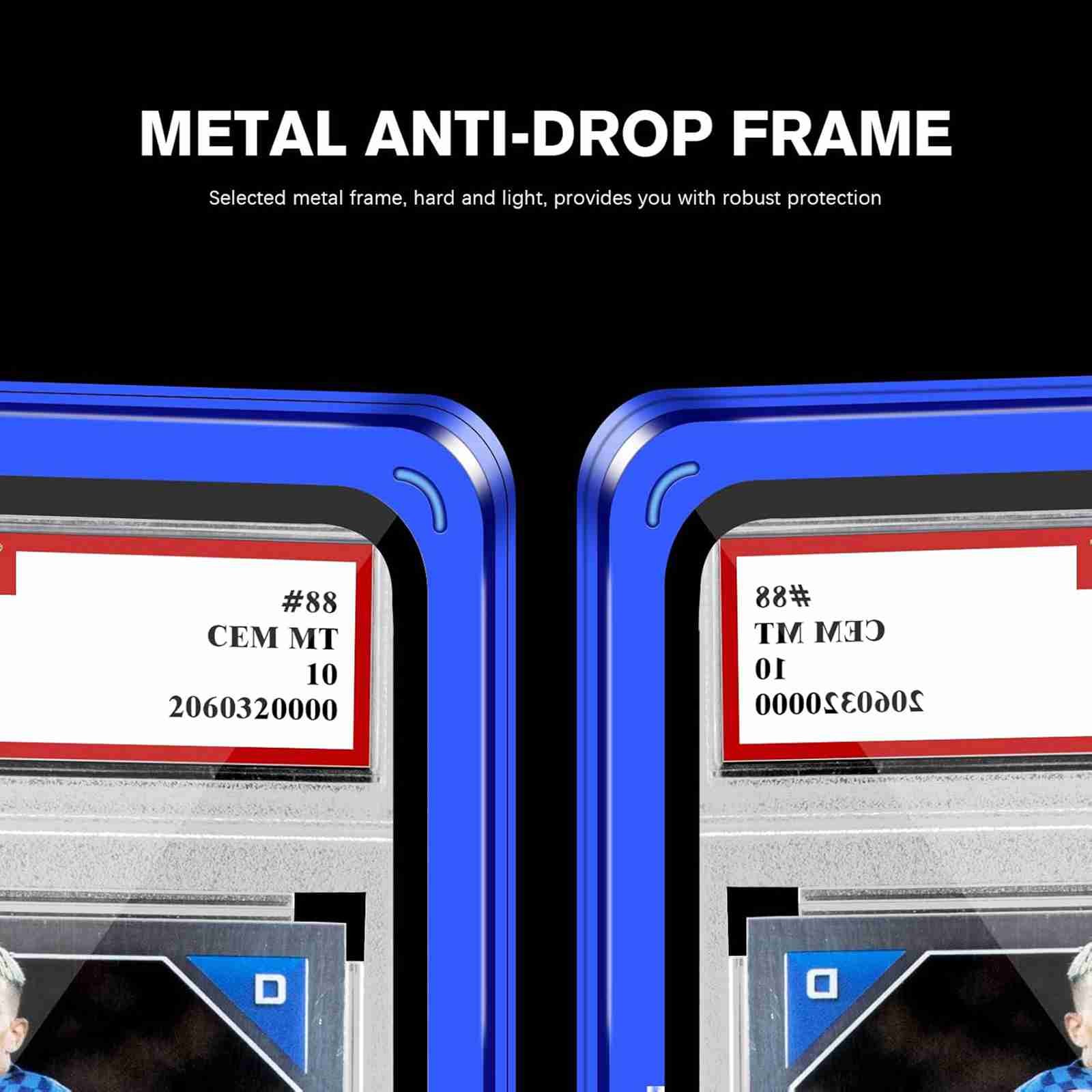 for PSA Slab Graded Trading Cards Protector Holder 35PT Magnetic Case Display