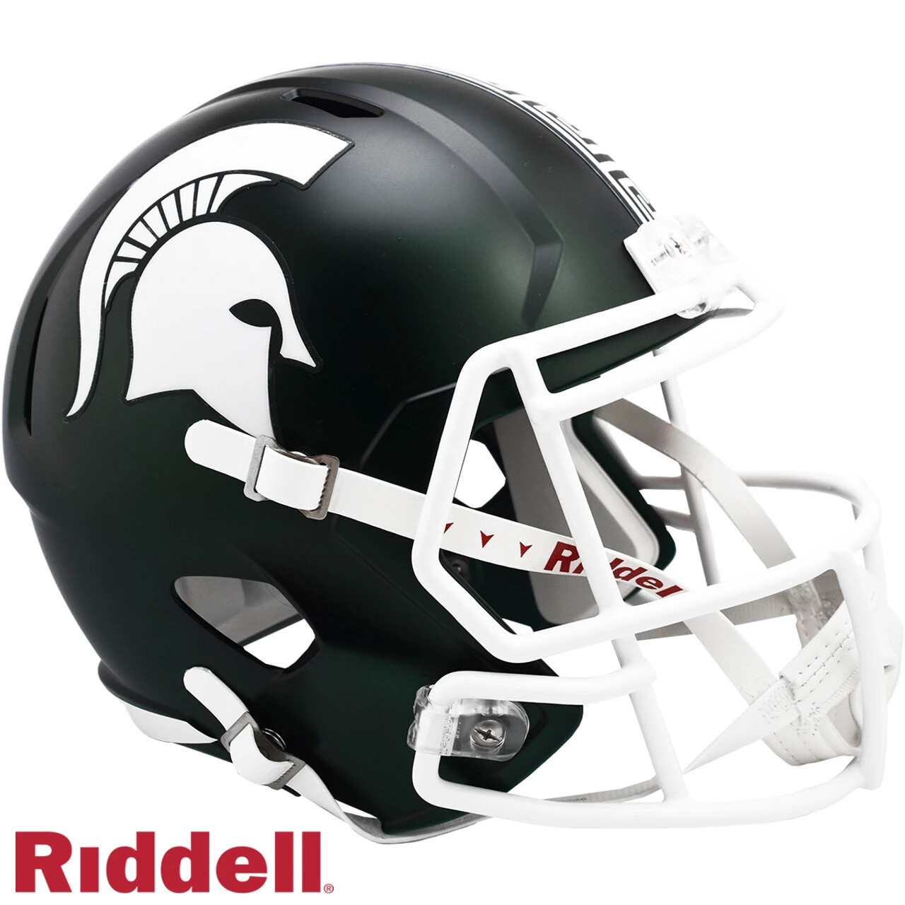 MICHIGAN STATE SPARTANS FULL SIZE SPEED REPLICA NCAA RIDDELL FOOTBALL HELMET!